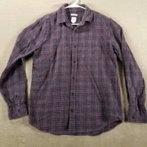 GAP Men's Plaid Shirt - Purple